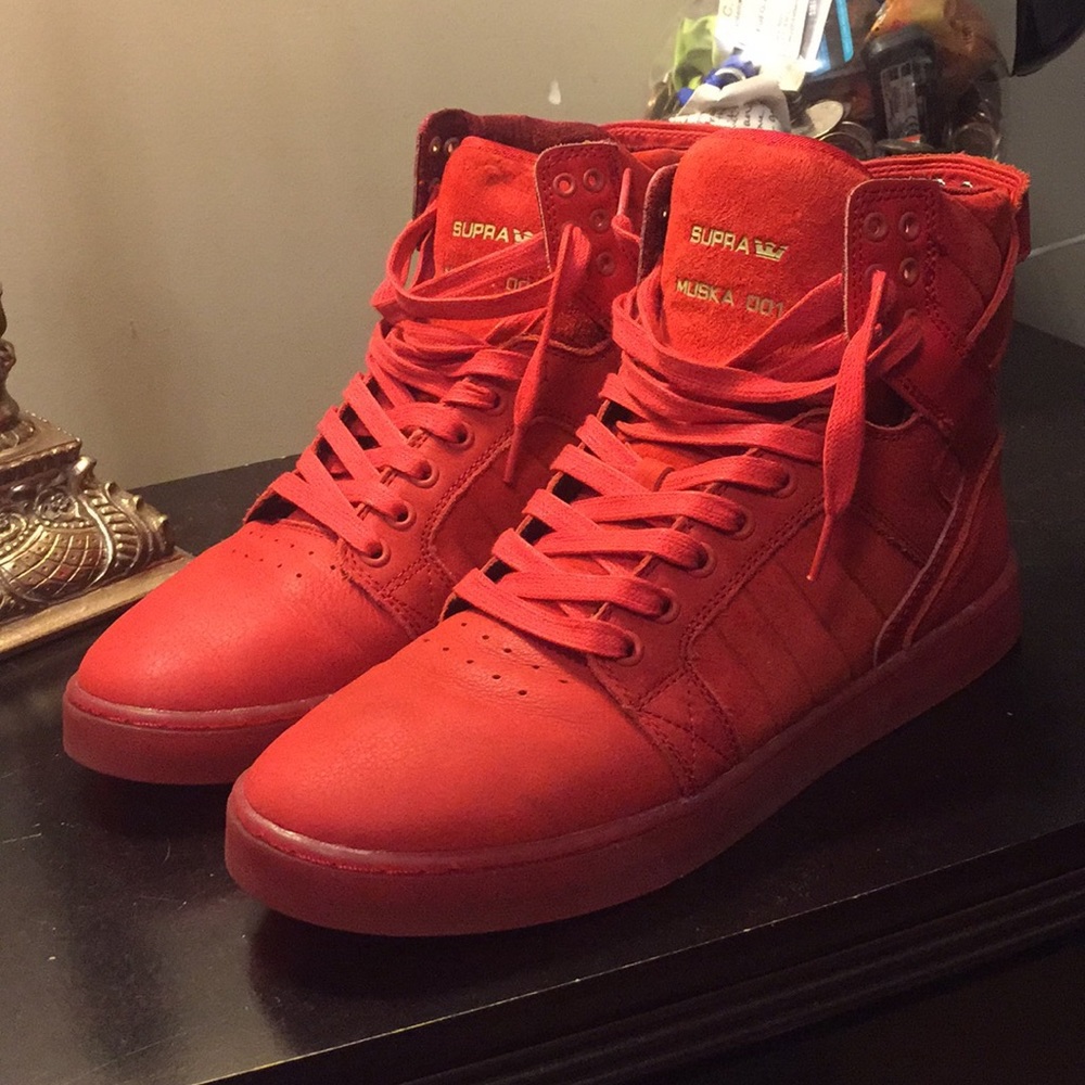 Men's supra Sky top LX RED size 10